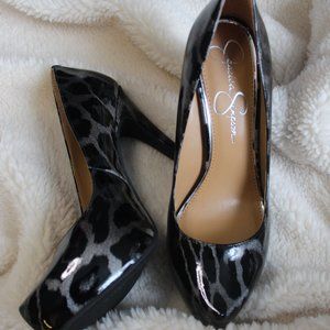 Black Cheetah JESSICA SIMPSON Pumps